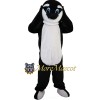 Black & White Dolphin Mascot Costume