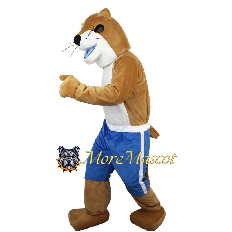Friendly Otter Mascot Costume
