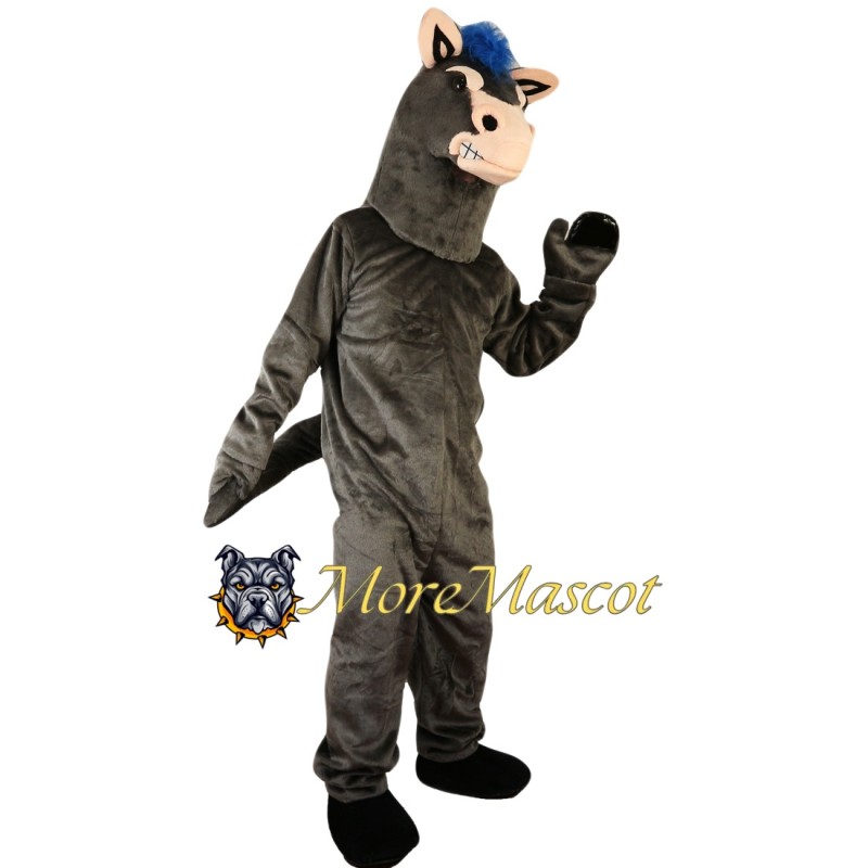 Grey Horse Mascot Costume