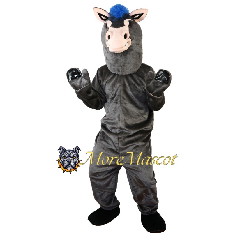Grey Horse Mascot Costume