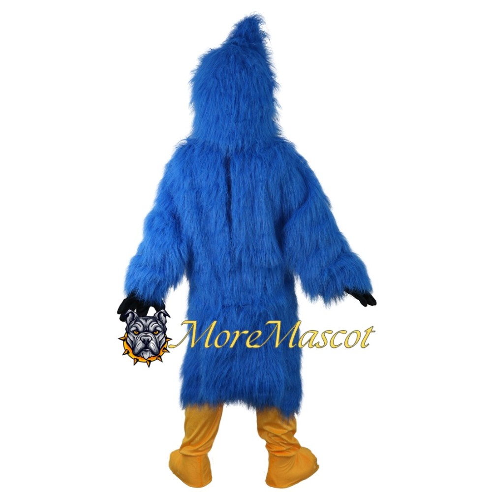 Fierce Blue Falcon Mascot Costume