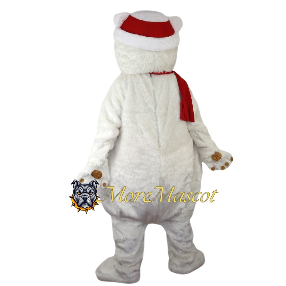 Christmas Polar Bear Mascot Costume
