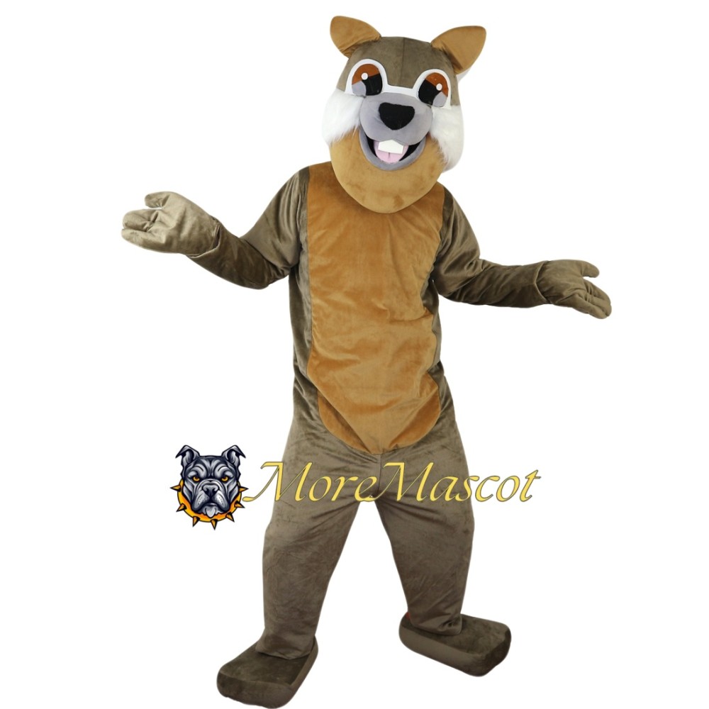 Friendly Squirrel Mascot Costume