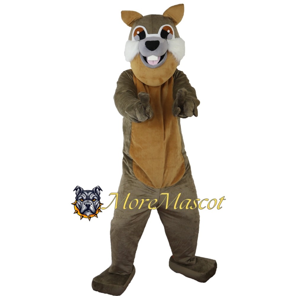 Friendly Squirrel Mascot Costume