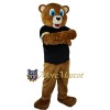 Male Brown Bear Mascot Costume