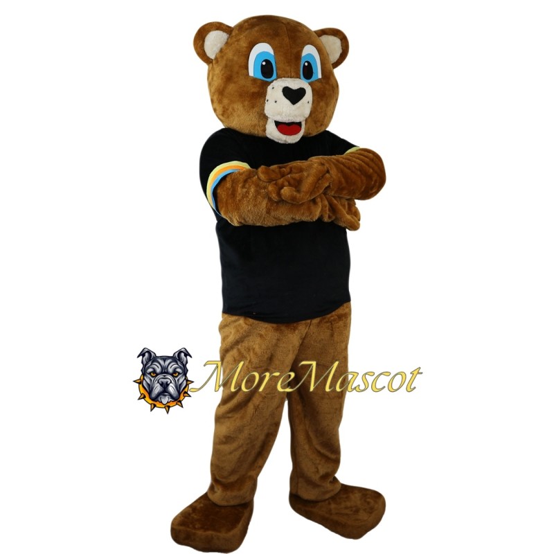 Male Brown Bear Mascot Costume