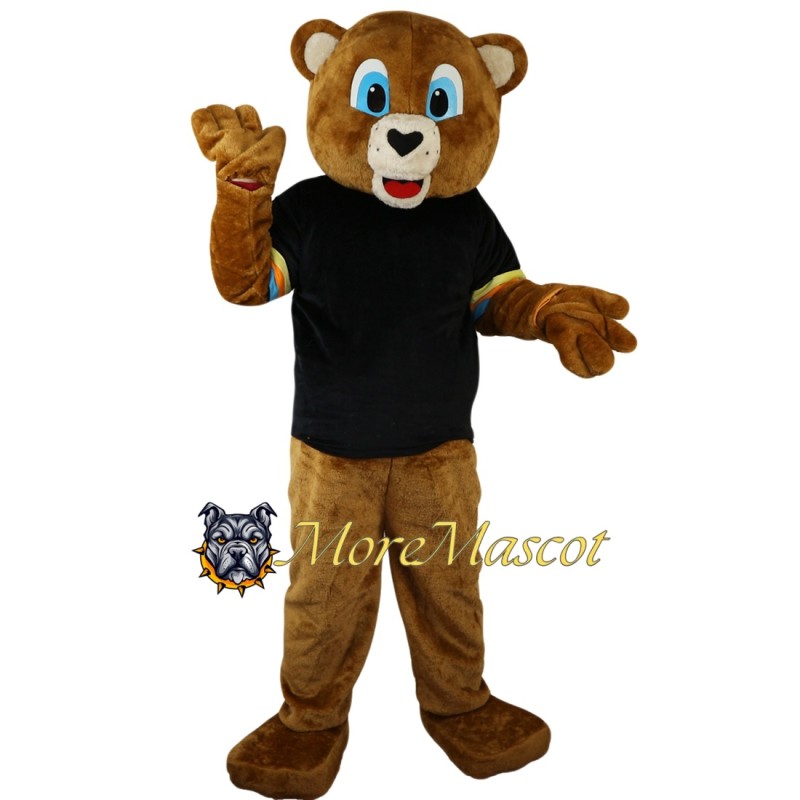 Male Brown Bear Mascot Costume
