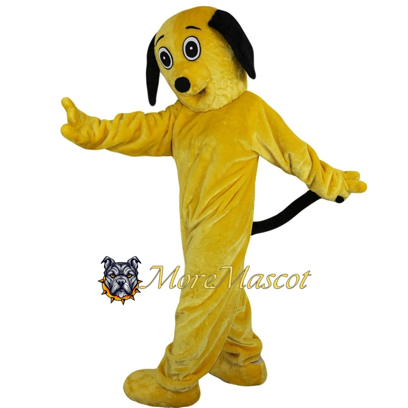 Lovely Yellow Dog Mascot Costume