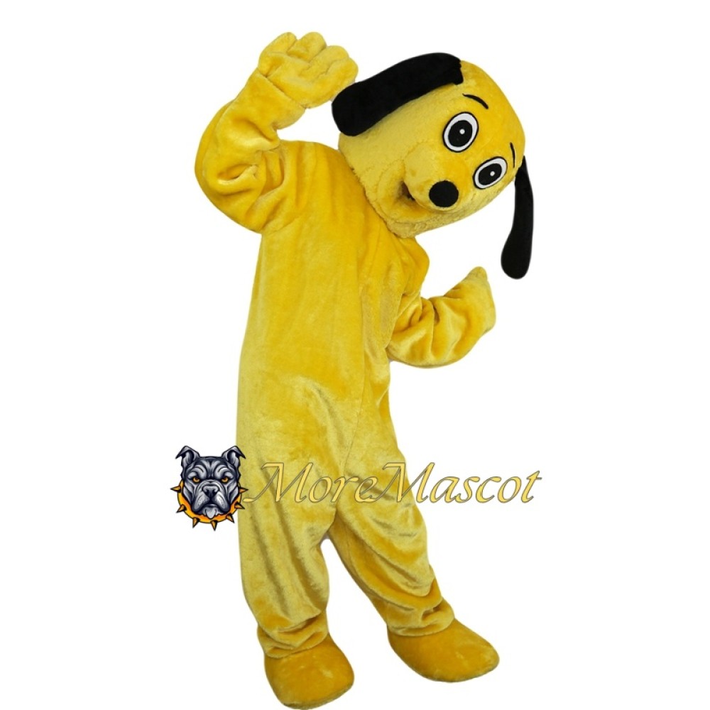 Lovely Yellow Dog Mascot Costume