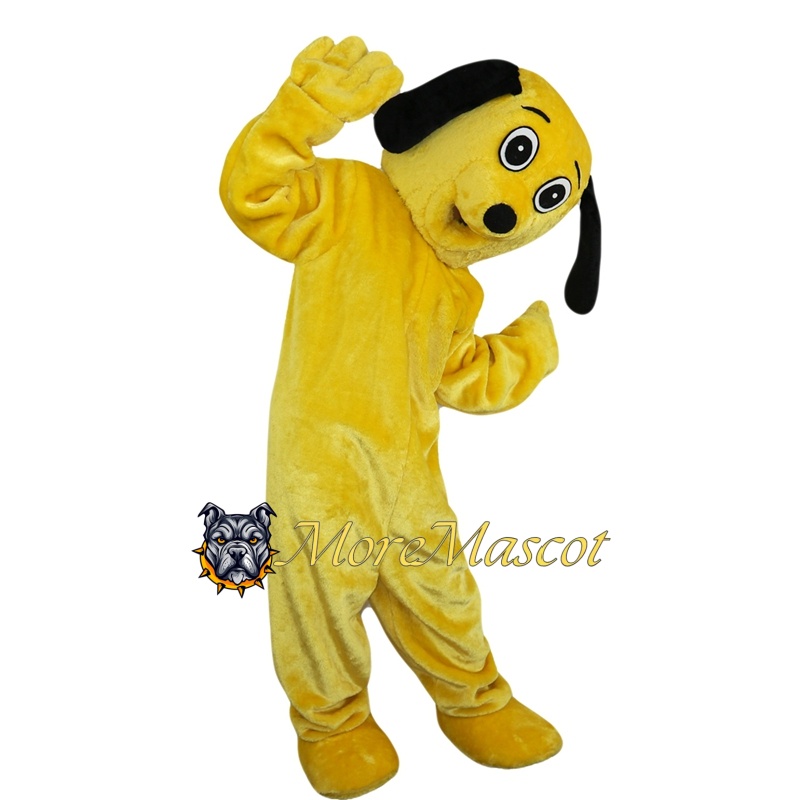 Lovely Yellow Dog Mascot Costume