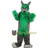 Green & Gray Fox Dog Mascot Costume