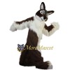 Brown & White Fox Dog Mascot Costume