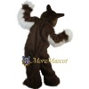 Brown & White Fox Dog Mascot Costume