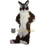 Brown & White Fox Dog Mascot Costume