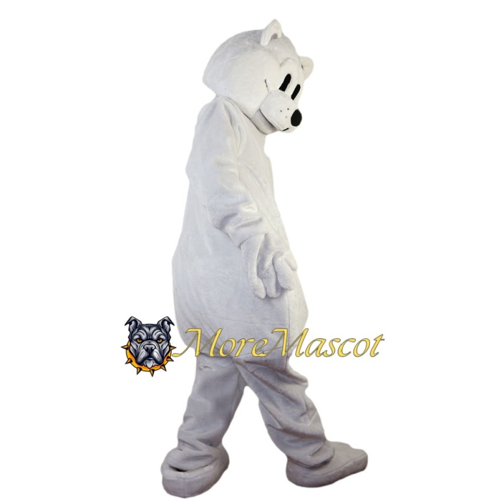 Adult White Bear Mascot Costume