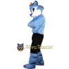 Sport Blue Tiger Mascot Costume