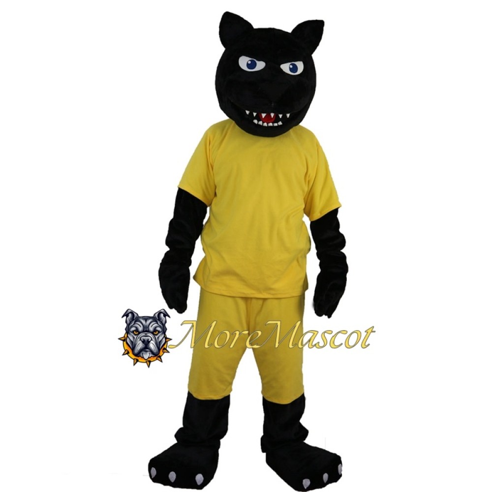 Sport Black Panther Mascot Costume