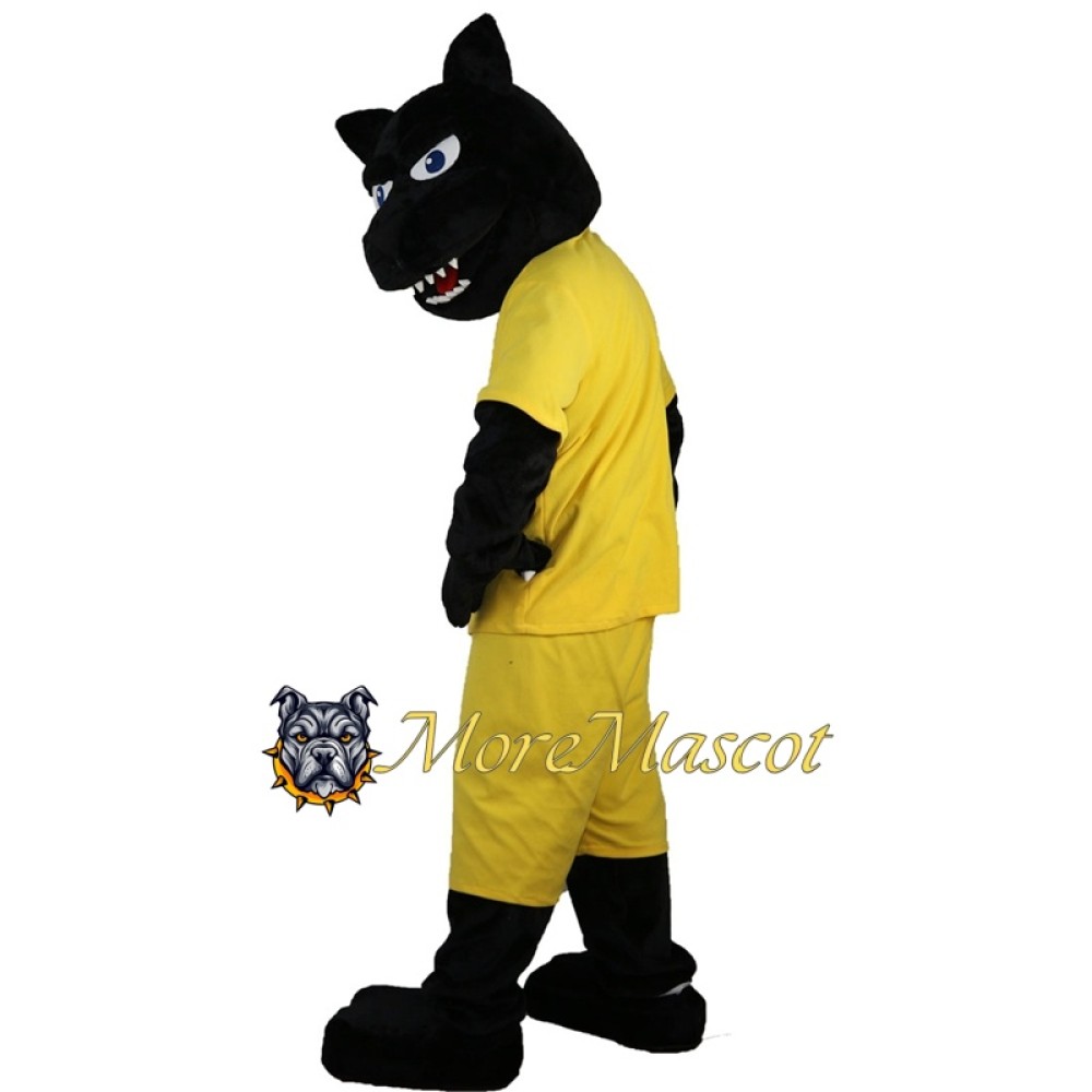 Sport Black Panther Mascot Costume