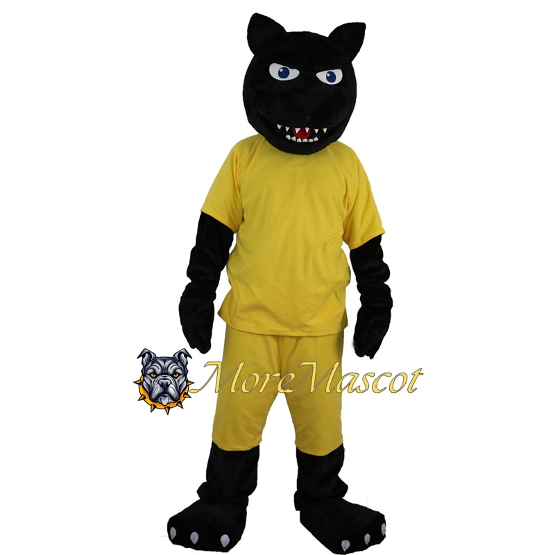 Sport Black Panther Mascot Costume