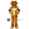 Golden Robot Mascot Costume