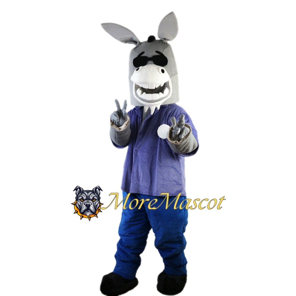 Cool Donkey Mascot Costume