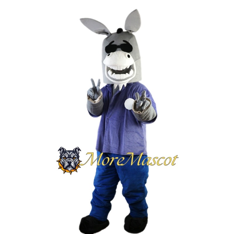 Cool Donkey Mascot Costume