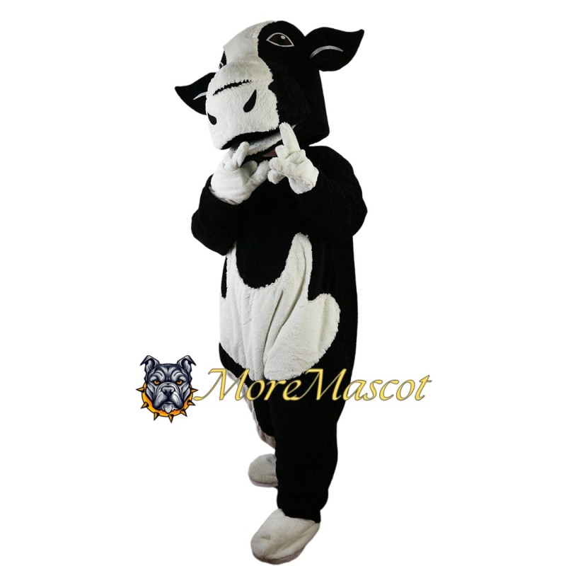 Black Cow Mascot Costume