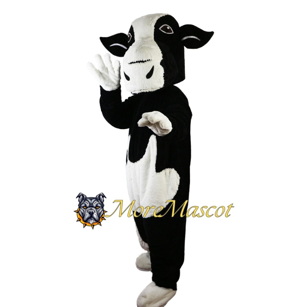 Black Cow Mascot Costume