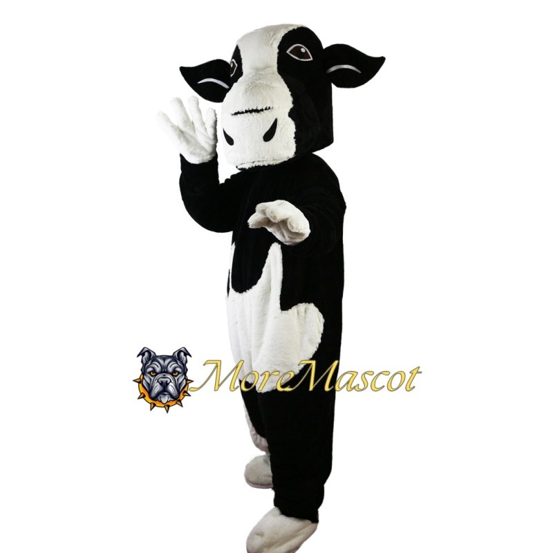 Black Cow Mascot Costume