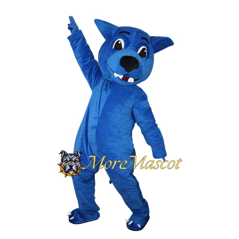 Adult Blue Dog Mascot Costume