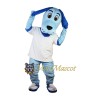 Sport Blue Dog Mascot Costume