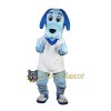 Sport Blue Dog Mascot Costume