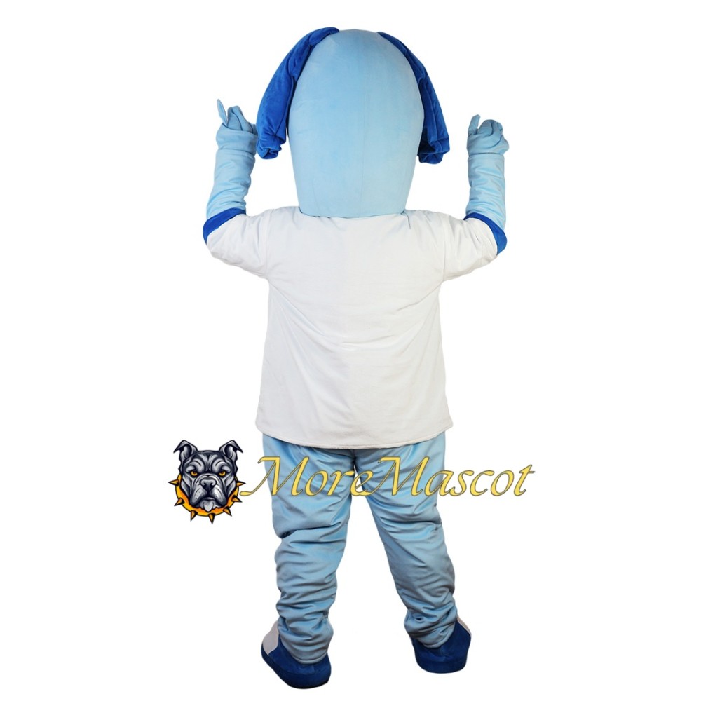 Sport Blue Dog Mascot Costume