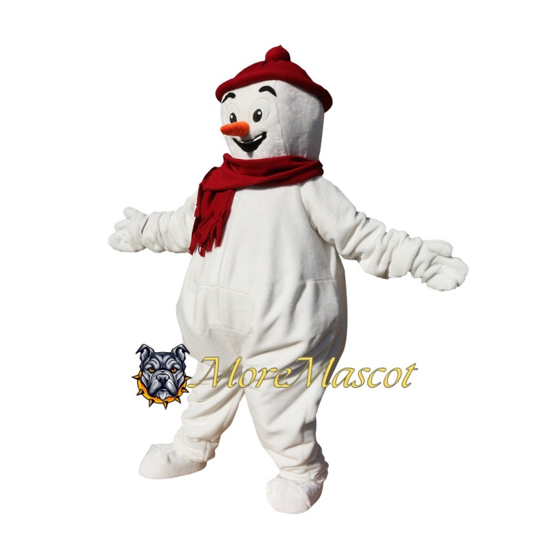 Warm Snowman Mascot Costume