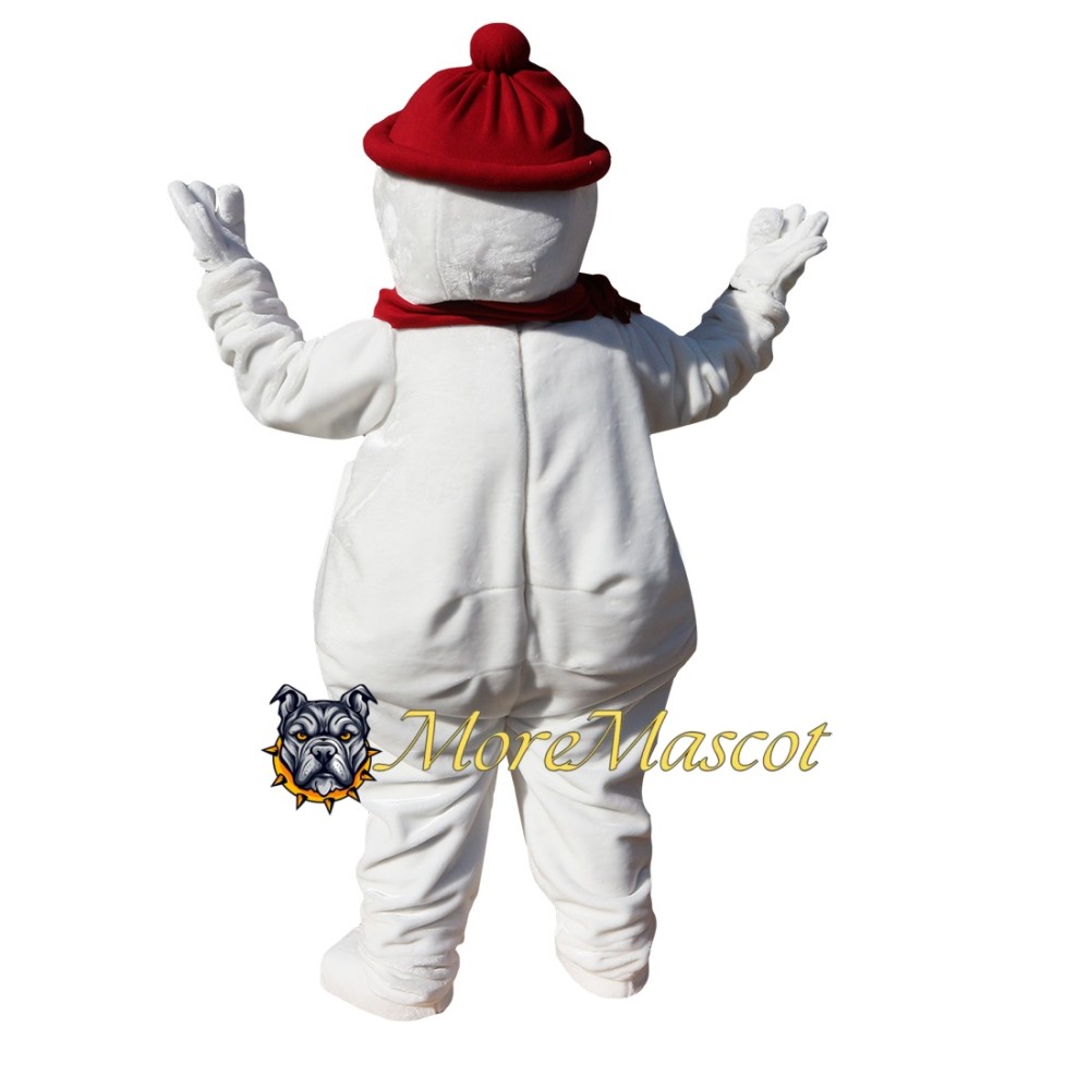 Warm Snowman Mascot Costume