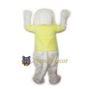 Farry White Dog Mascot Costume