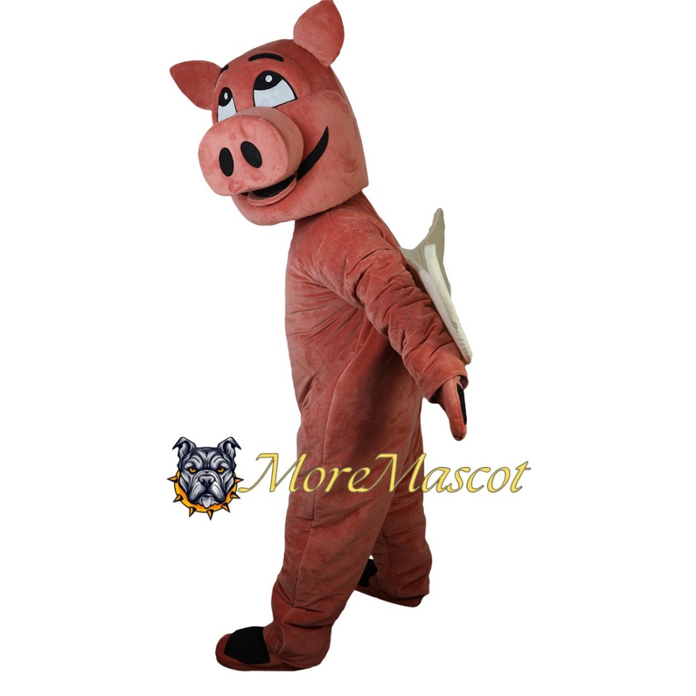 Flying Pig Mascot Costume