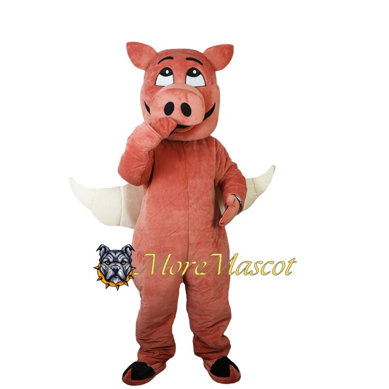 Flying Pig Mascot Costume