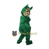 Green Devil Mascot Costume
