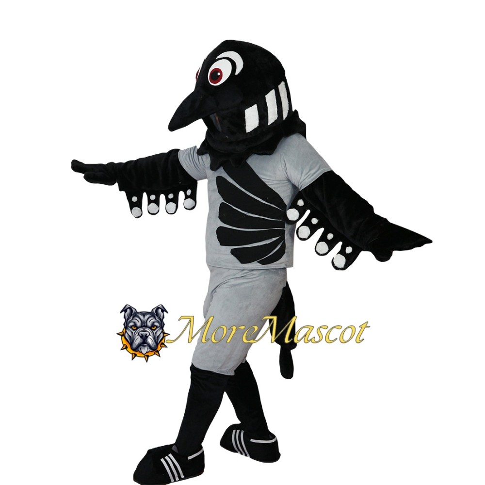 Sport Black Bird Mascot Costume