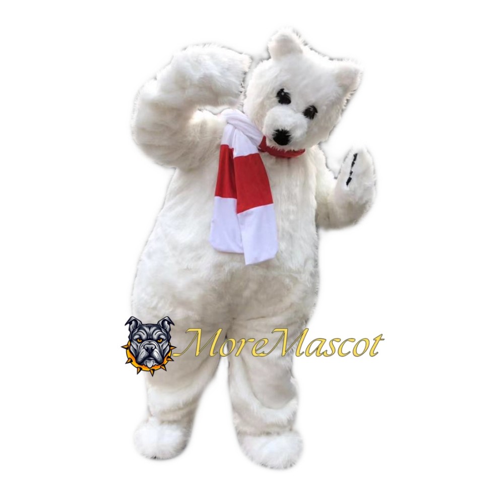 Warm Polar Bear Mascot Costume