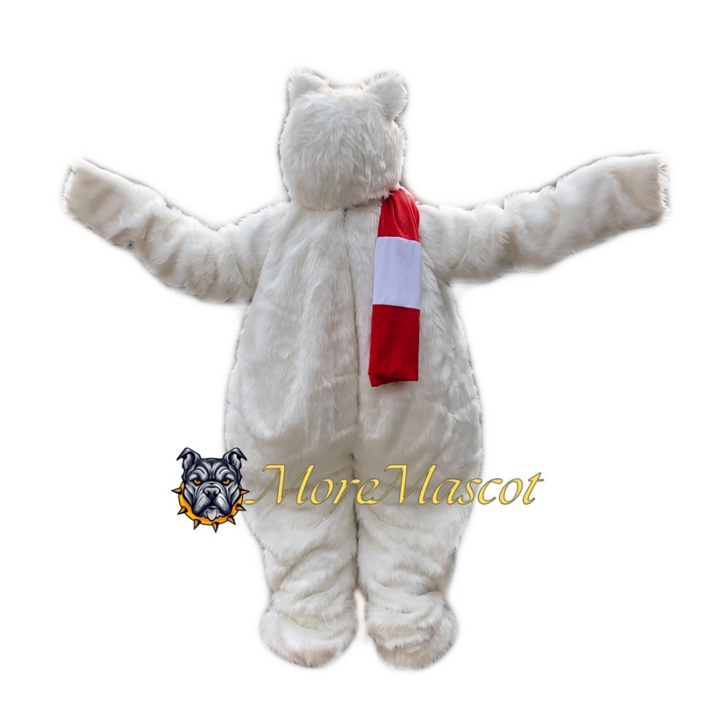 Warm Polar Bear Mascot Costume