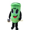 Green Trash Can Mascot Costume