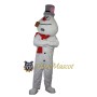 Realistic Snowman Mascot Costume