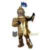 Golden Knight Mascot Costume