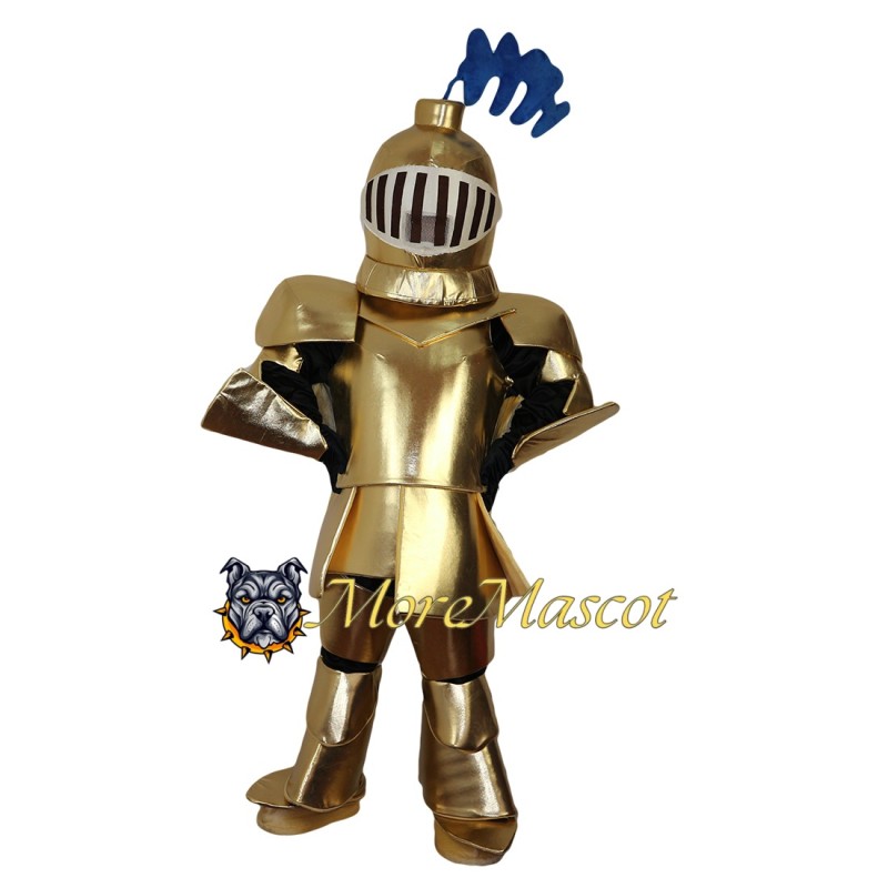 Golden Knight Mascot Costume