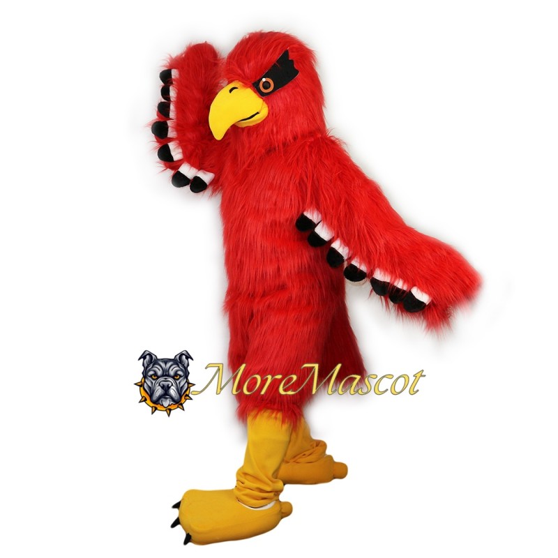 Red Falcon Mascot Costume