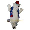 Vacation Polar Bear Mascot Costume
