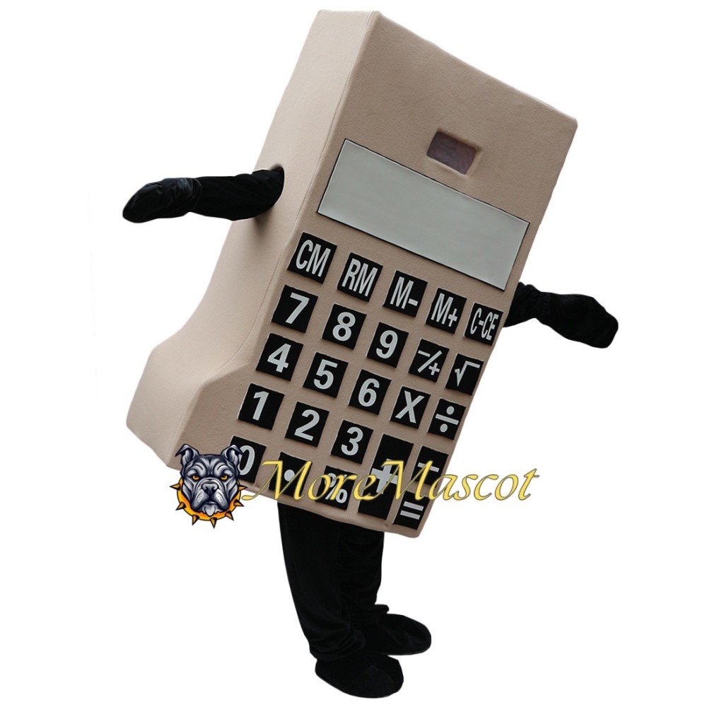 Calculator Mascot Costume