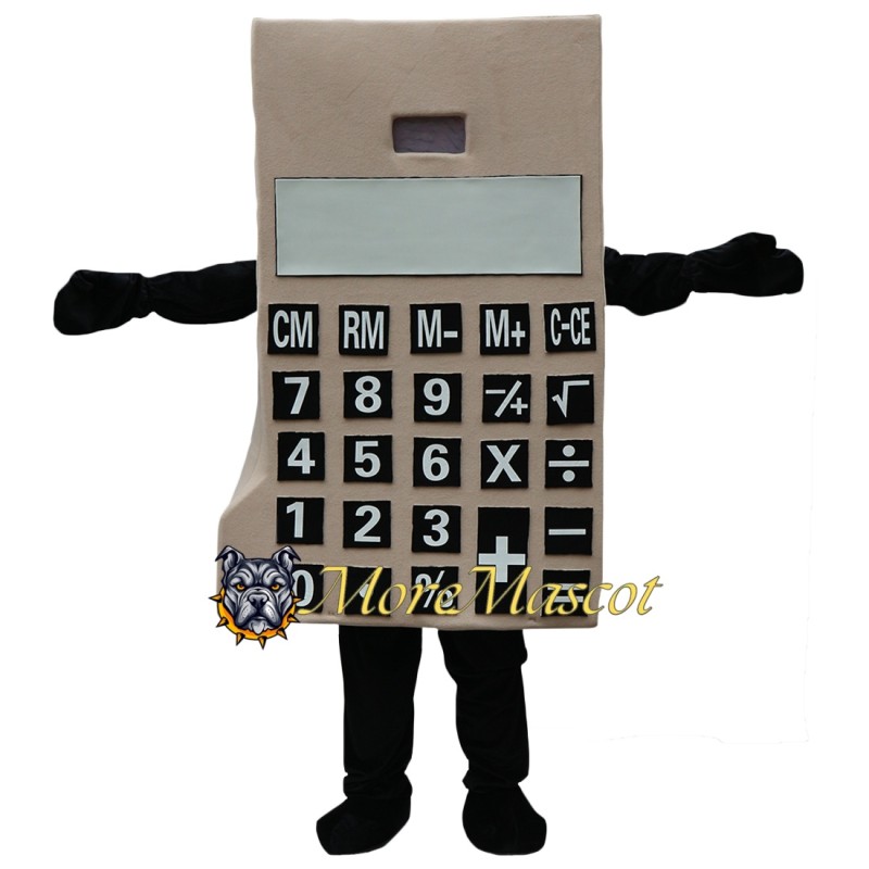 Calculator Mascot Costume